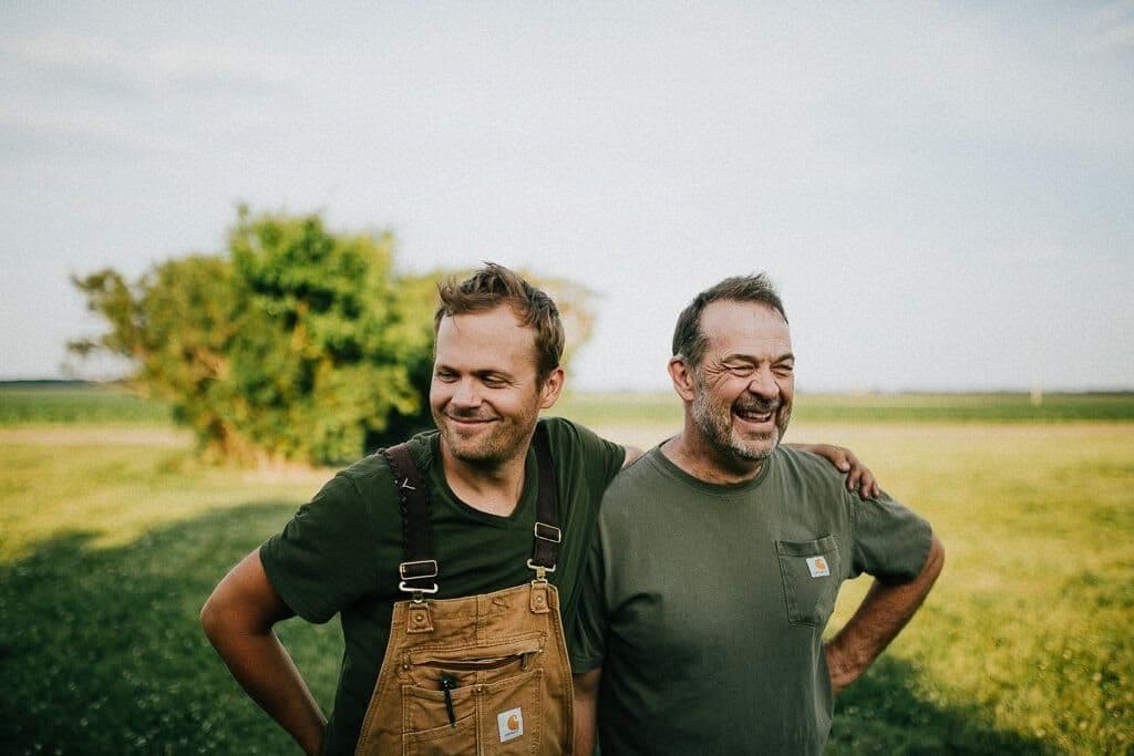 Productores en el campo
